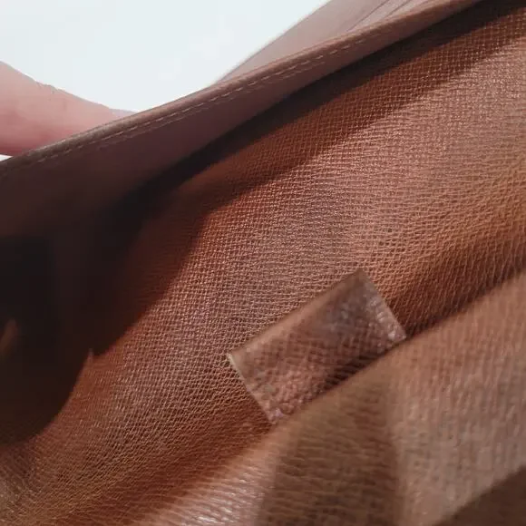 Louis Vuitton Monogram Porte Tresor Long Wallet Trifold Envelope Brown Large - Picture 6 of 15